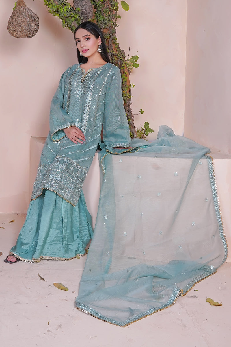 3 Piece Stitched Handmade Suit I SNW25001A