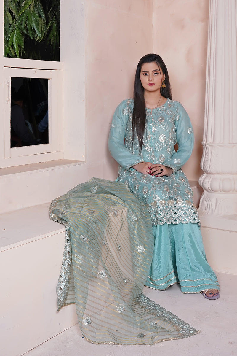 3 Piece Stitched Handmade Suit I SNW25011A