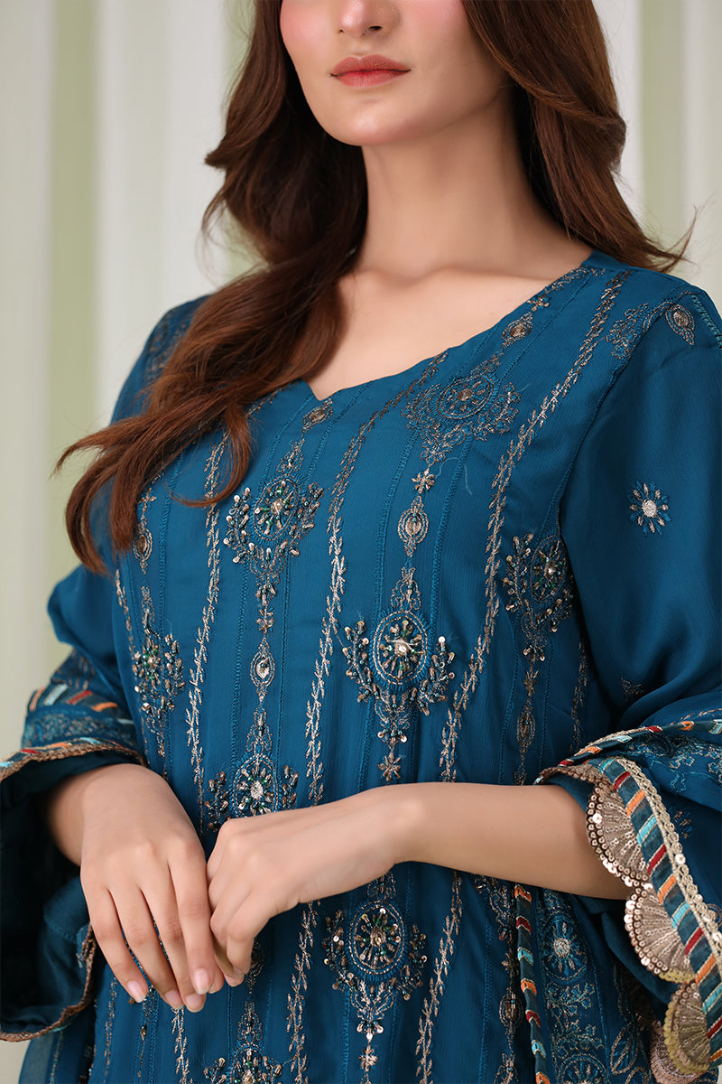 3 Piece Stitched Handmade Suit I SNW25004A