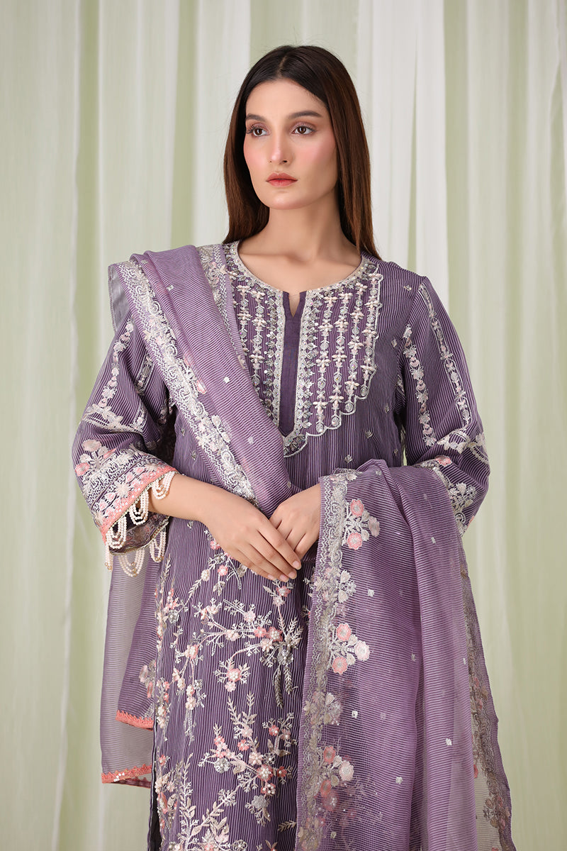 3 Piece Stitched Handmade Suit I SNW25007A